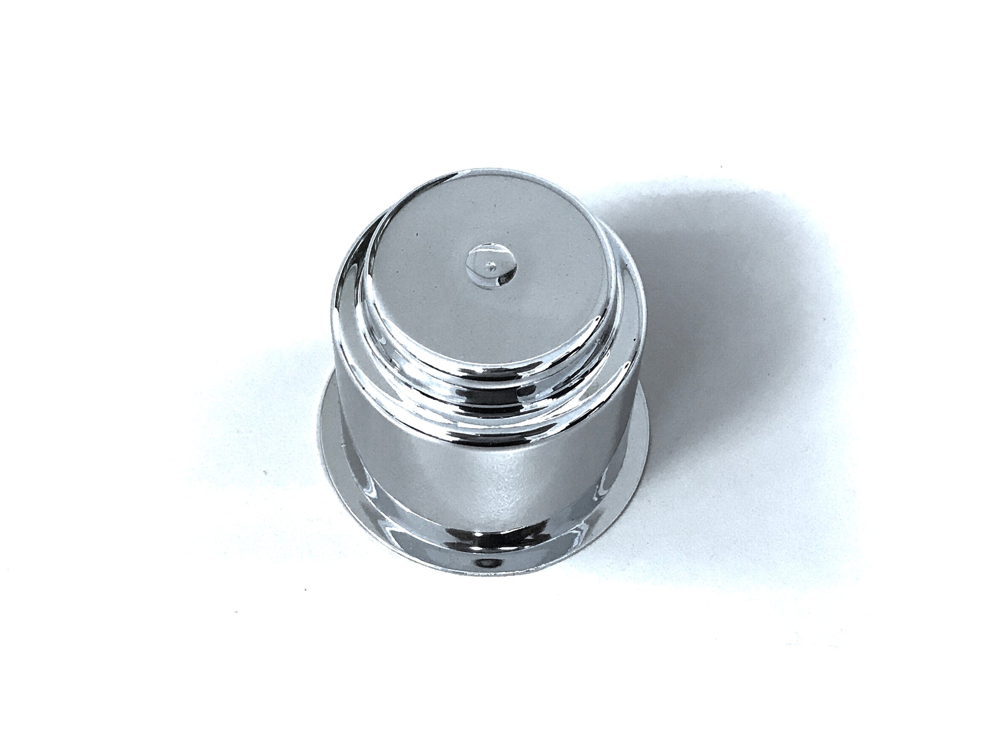 EMC WHEEL CAP, SMALL IN CHROME (66MM) ID INTO ALLOY RIM