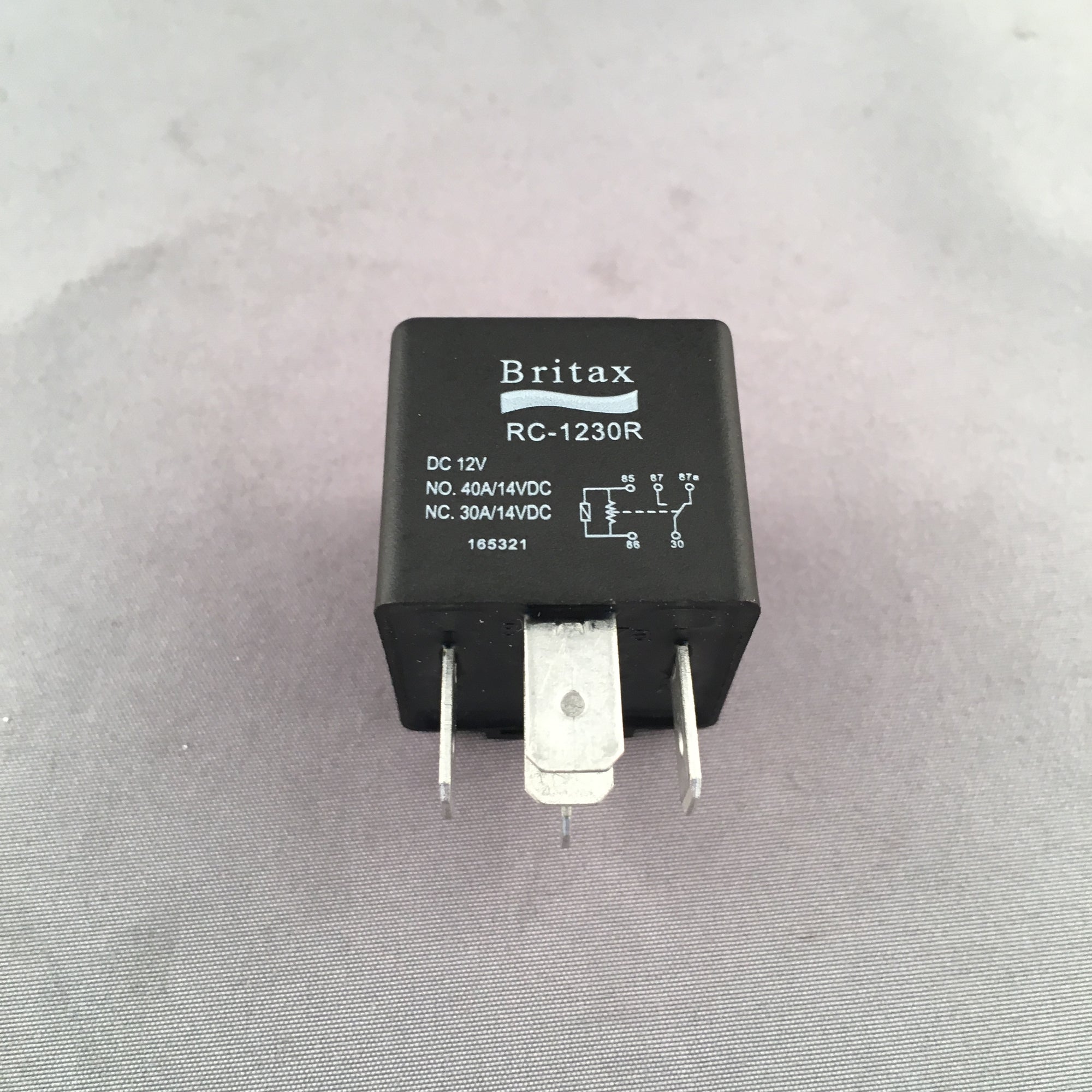 EMC RELAY, 5-PIN (BRITAX BRAND), 12V 30/40A C/O